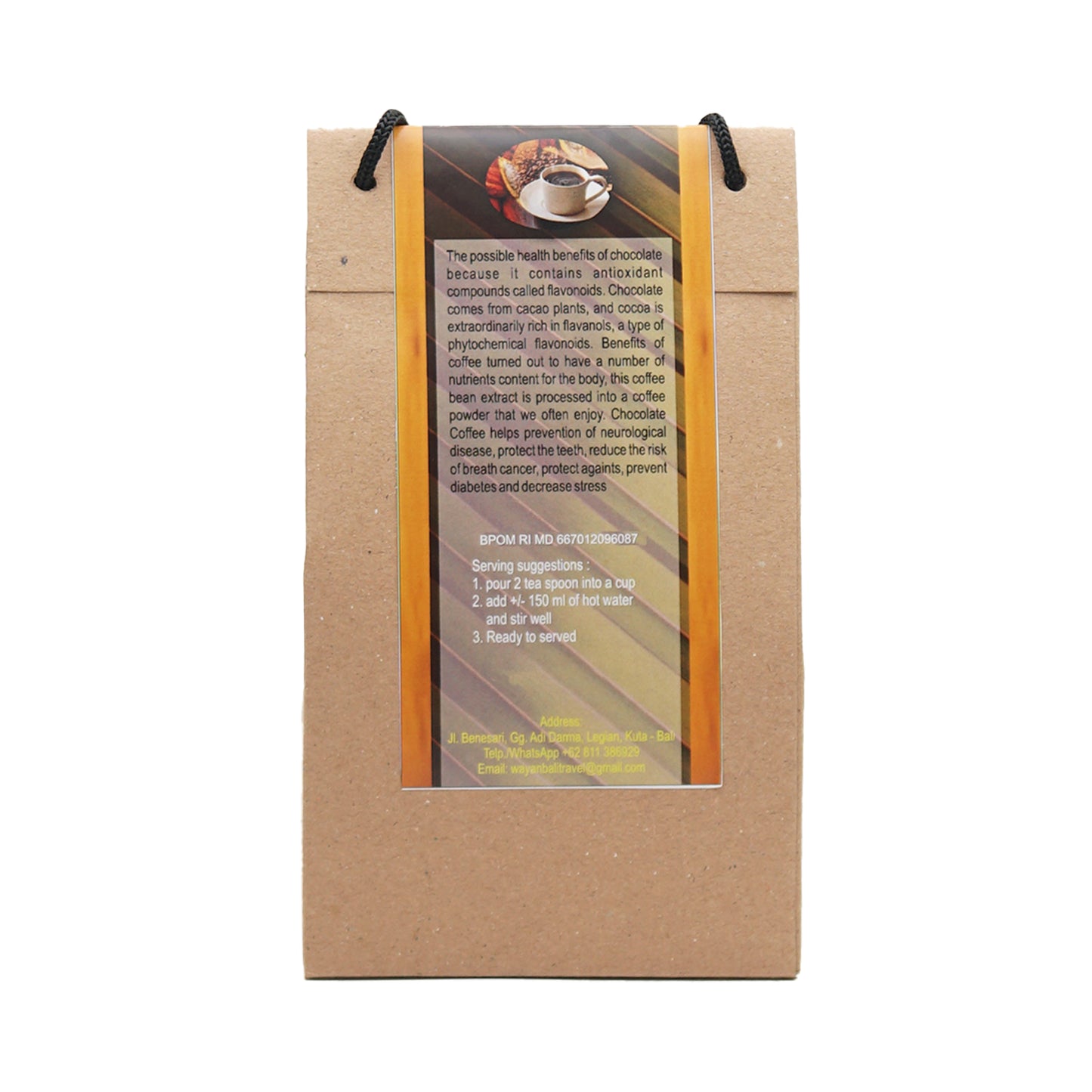 Chocolate Coffee 100 gr sugar-free