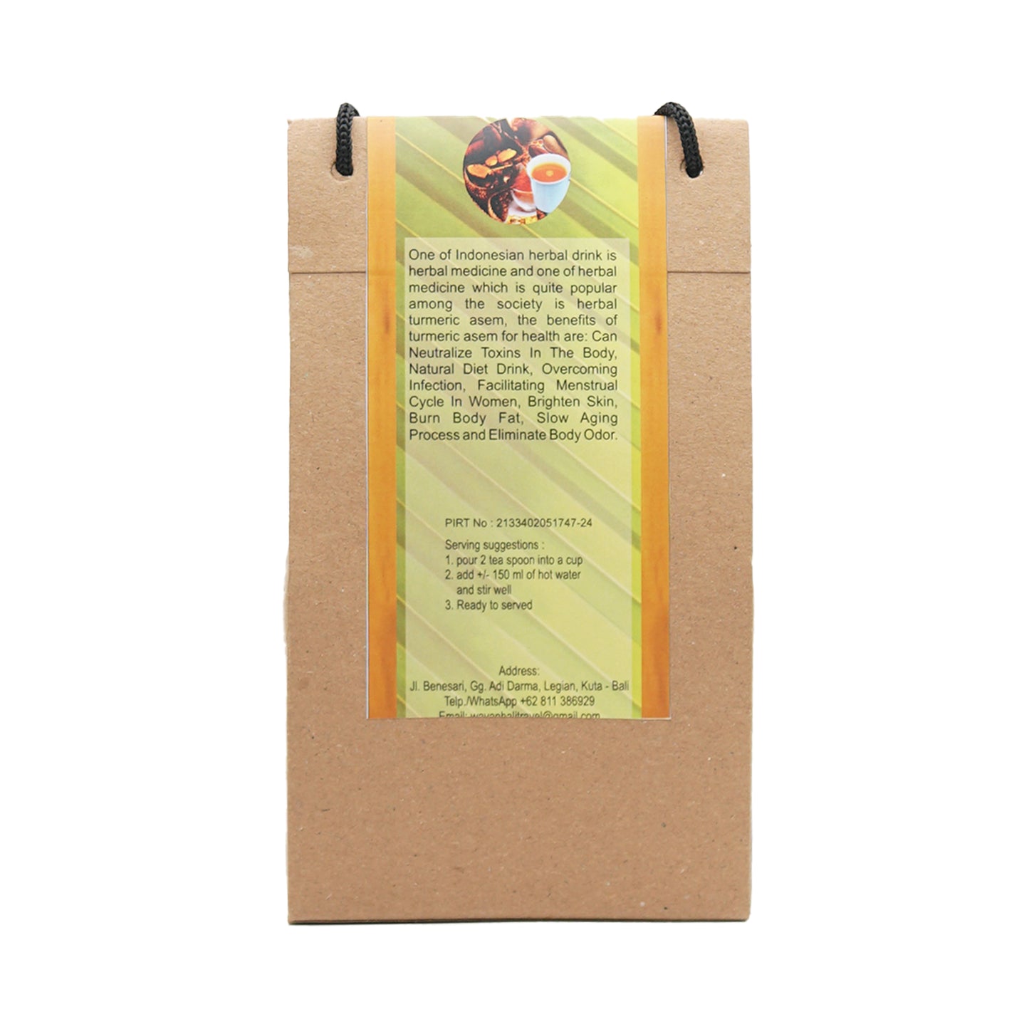 Turmeric Tamarind Tea 100 gr sugar-free