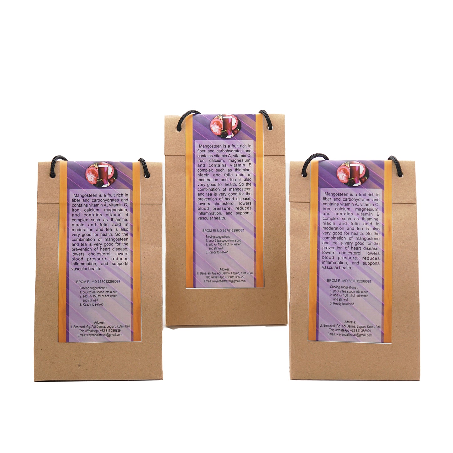 Mangosteen Tea 100 gr sugar-free