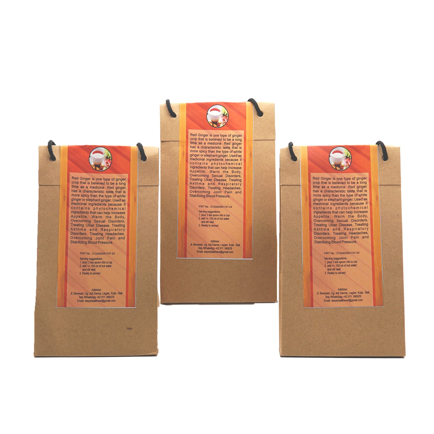 Red Ginger Tea 100 gr sugar-free
