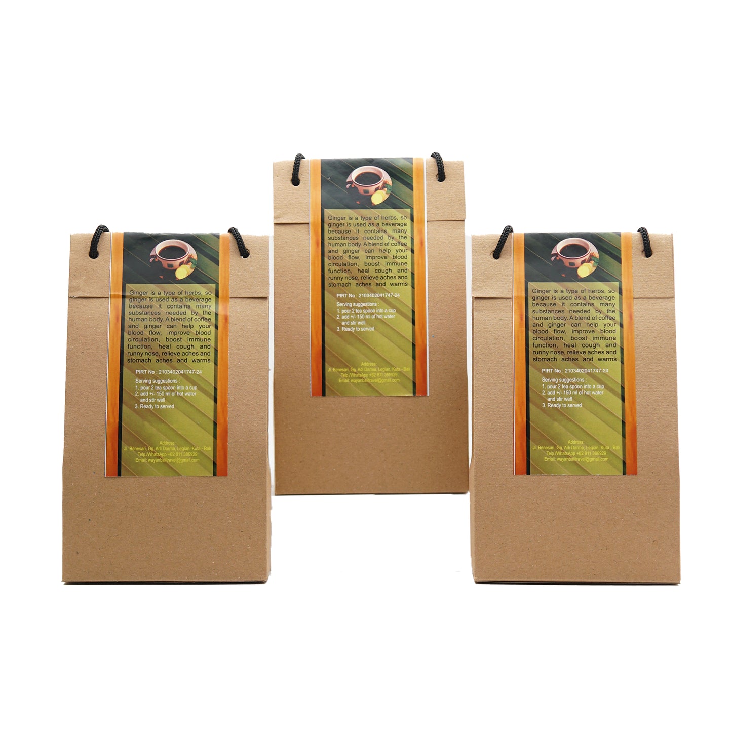 Ginger Coffee 100 gr sugar-free