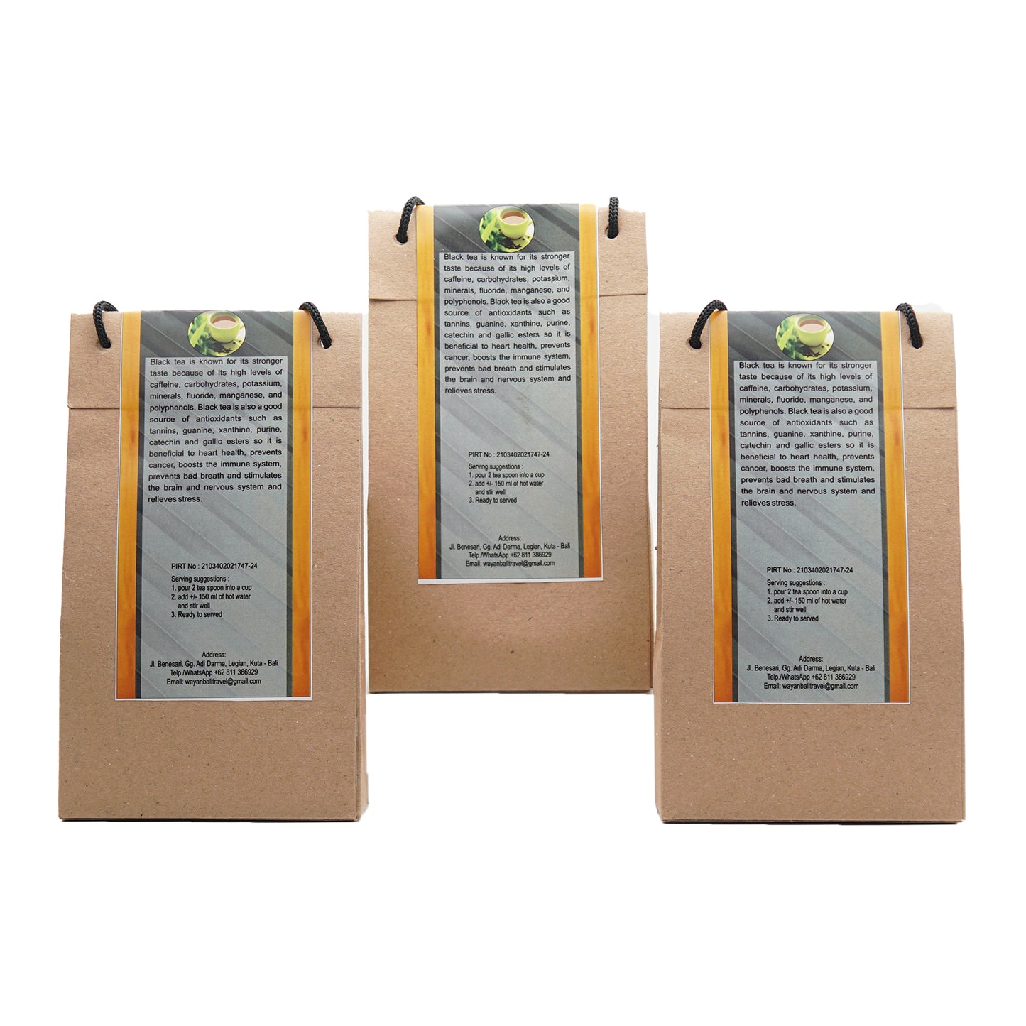 Black Tea Powder 100 gr sugar-free