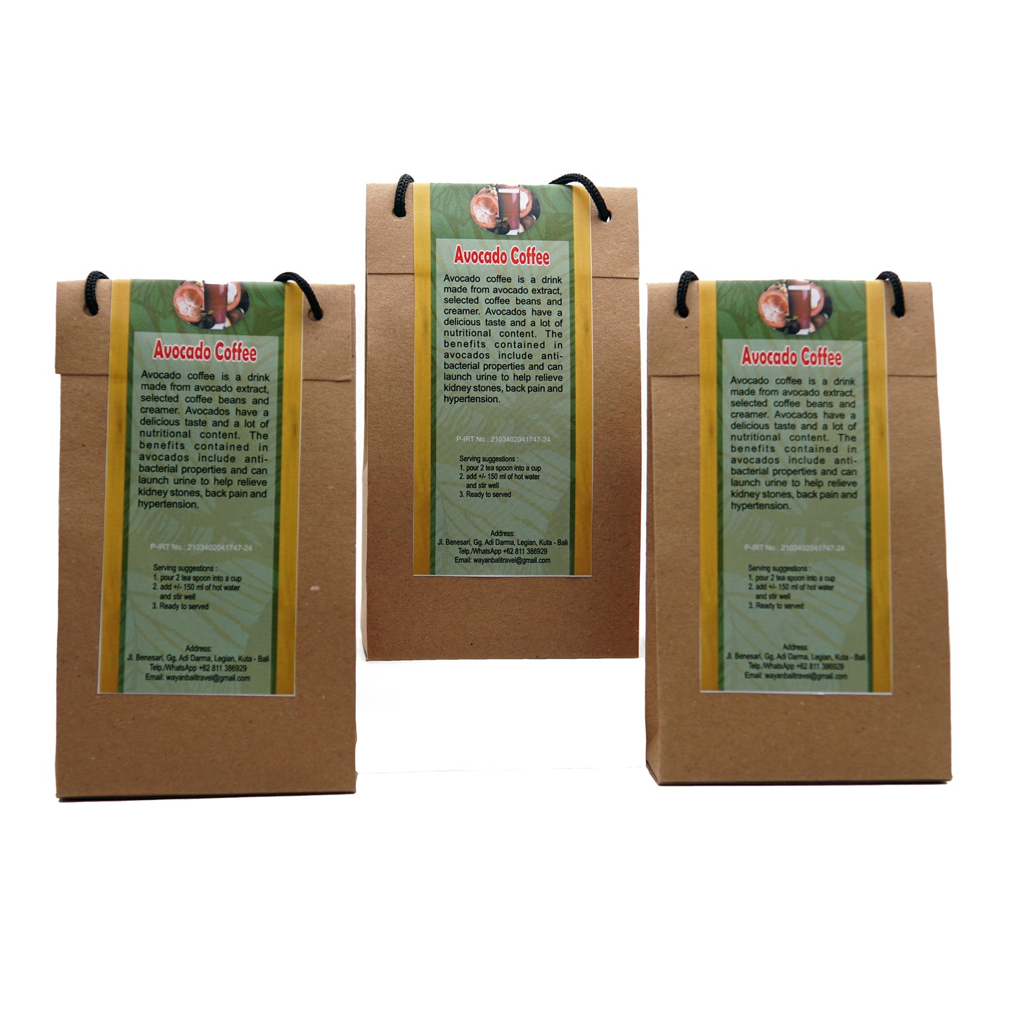 Avocado Coffee 100 gr sugar-free