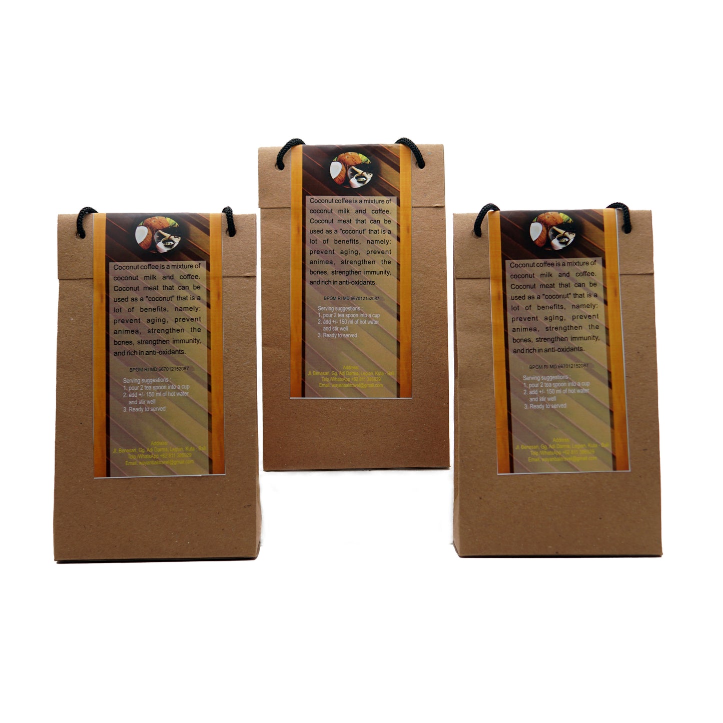 Coconut Coffee 100 gr sugar-free