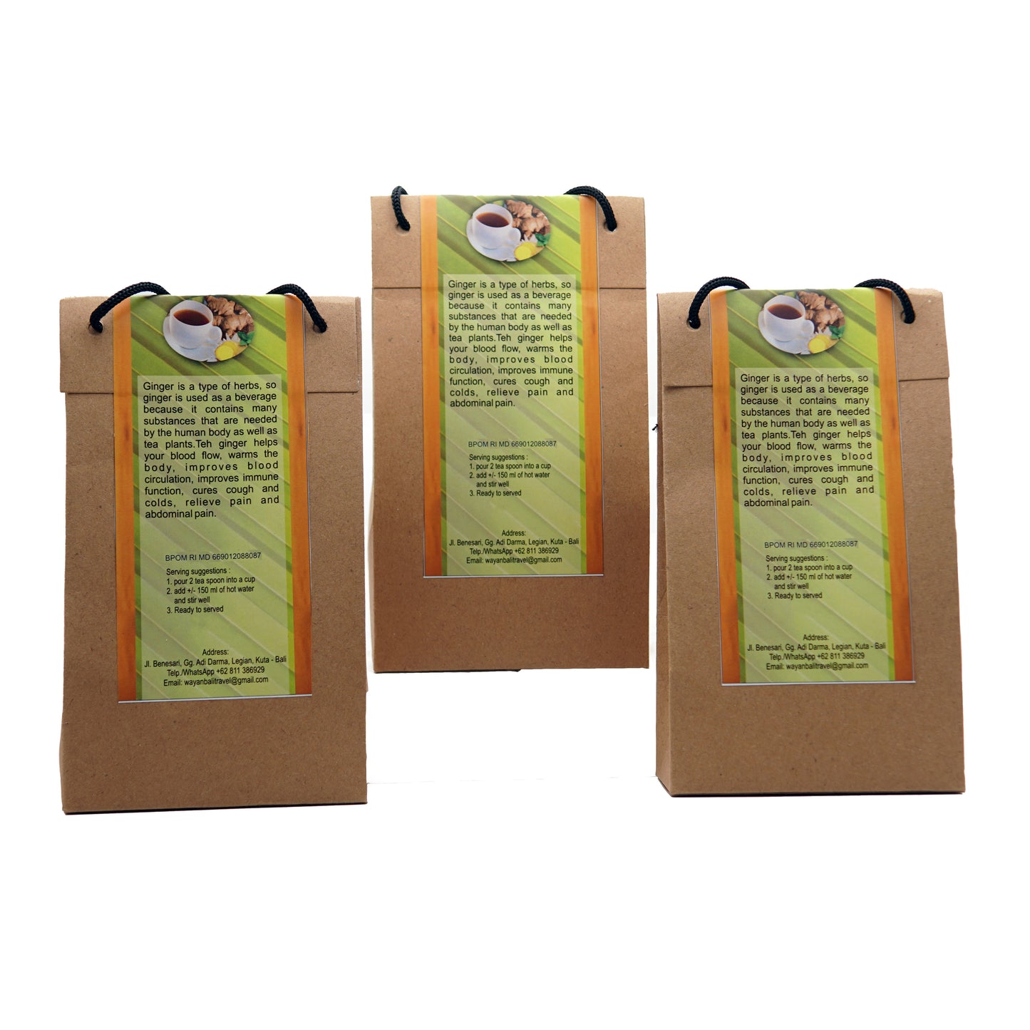 Ginger Tea 100 gr sugar-free