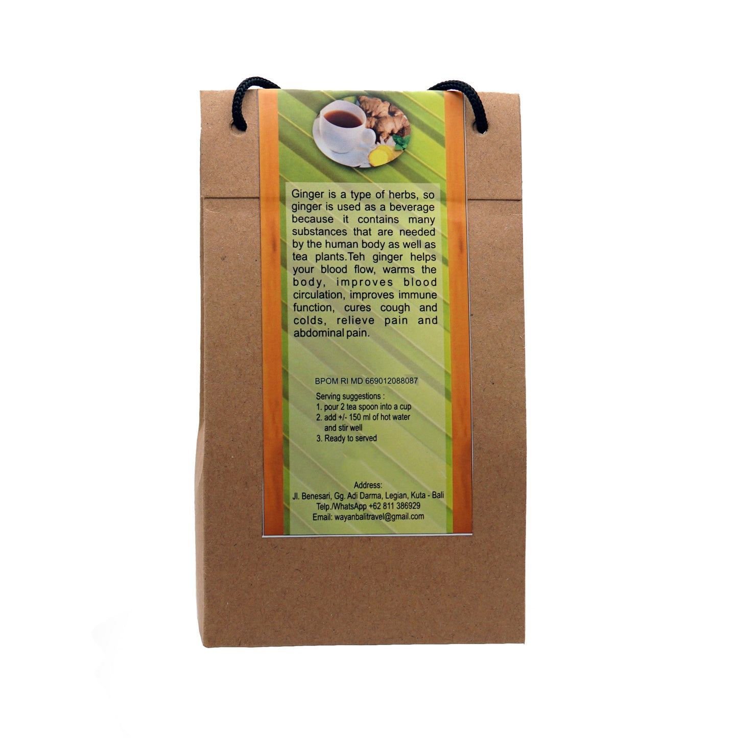 Ginger Tea 100 gr sugar-free