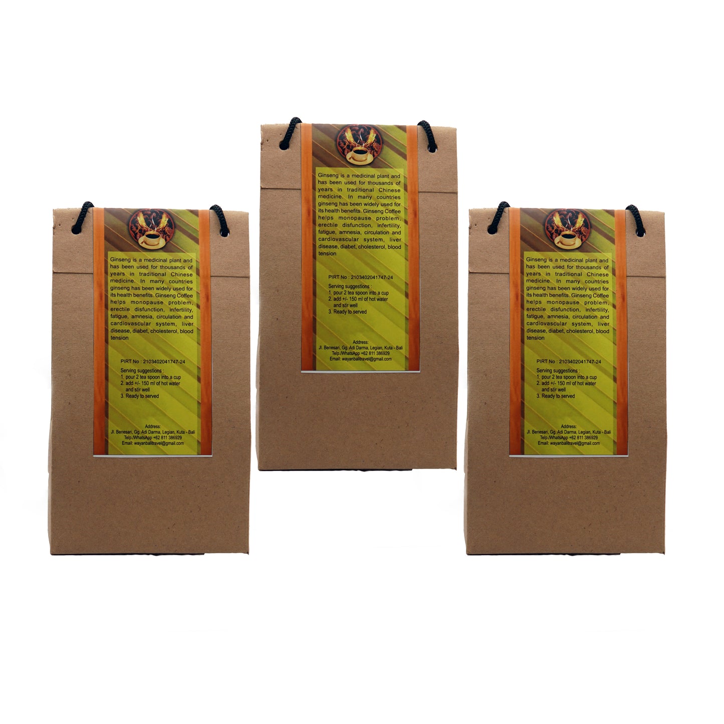 Ginseng Coffee 100 gr sugar-free