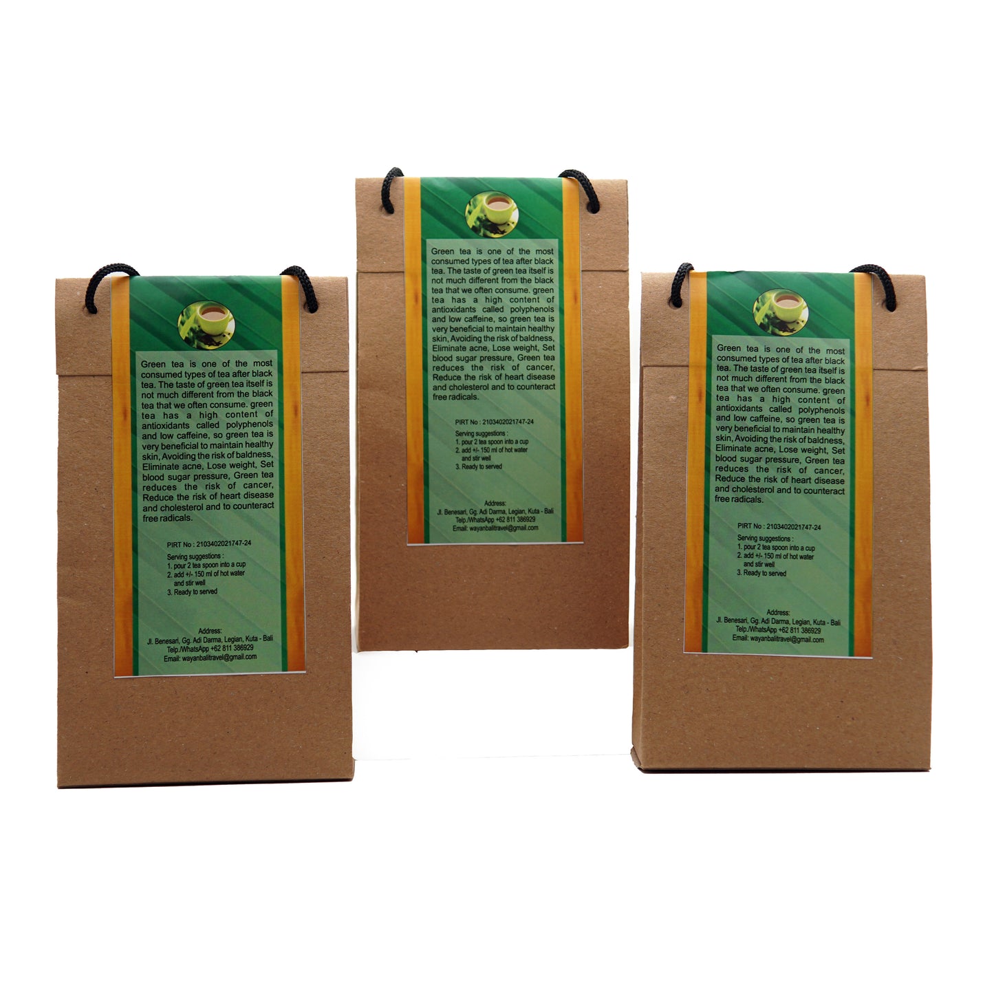 Green Tea Powder 100 gr sugar-free